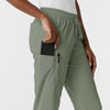 Boundless Women's Jogger Scrub Pant Sage back detail