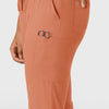 Boundless Women's Jogger Scrub Pant Terracotta side detail 1