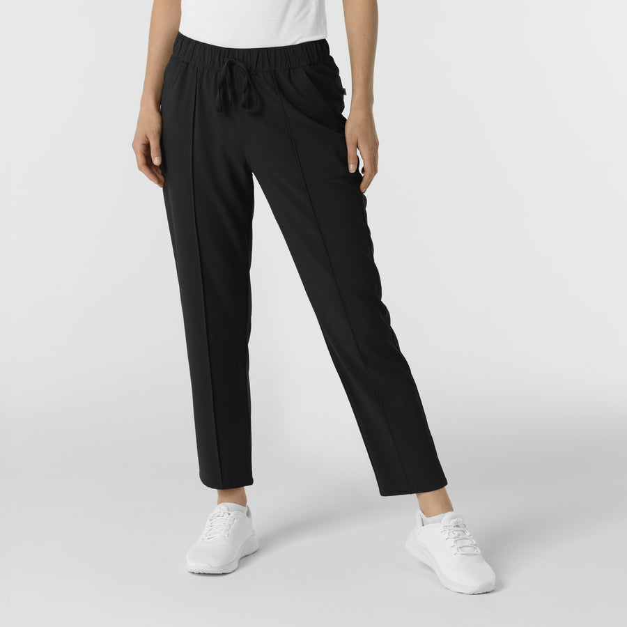 RENEW Edit Women's Tapered Ankle Scrub Trouser Black