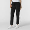 RENEW Edit Women's Tapered Ankle Scrub Trouser Black side view