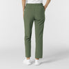 RENEW Edit Women's Tapered Ankle Scrub Trouser Olive back view