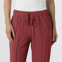 RENEW Edit Women's Tapered Ankle Scrub Trouser - Ruby