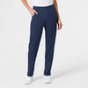 Wink W123 Women's Flat Front Cargo Scrub Pant Navy