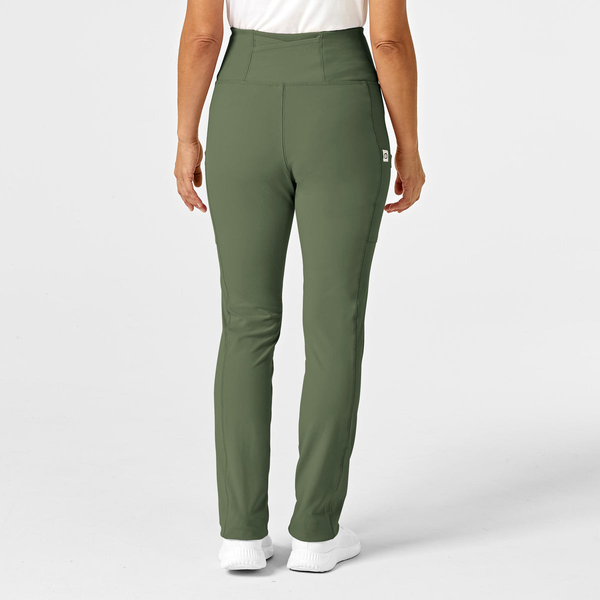 Women's Elastic Waist Cargo Scrub Pants in Hunter Green - Jen's Scrubs &  Medical Uniforms