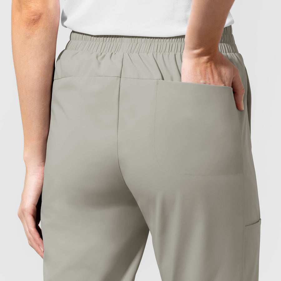 AURA Women's Glide Tapered Scrub Pant - Cool Gray