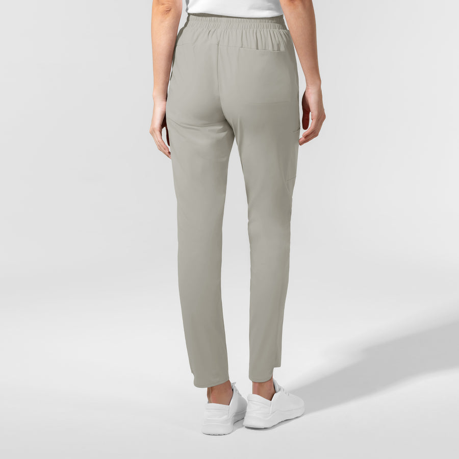 AURA Women's Glide Tapered Scrub Pant - Cool Gray
