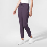 AURA Women's Glide Mid Rise Tapered Scrub Pant Dusk