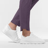 AURA Women's Glide Mid Rise Tapered Scrub Pant Dusk front detail