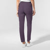 AURA Women's Glide Mid Rise Tapered Scrub Pant Dusk back view
