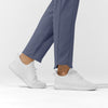 AURA Women's Glide Mid Rise Tapered Scrub Pant - Slate Blue