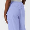 NURTUR Women's Straight Leg Cargo Scrub Pant - Ceil Blue