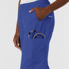 NURTUR Women's Straight Leg Cargo Scrub Pant - Galaxy Blue