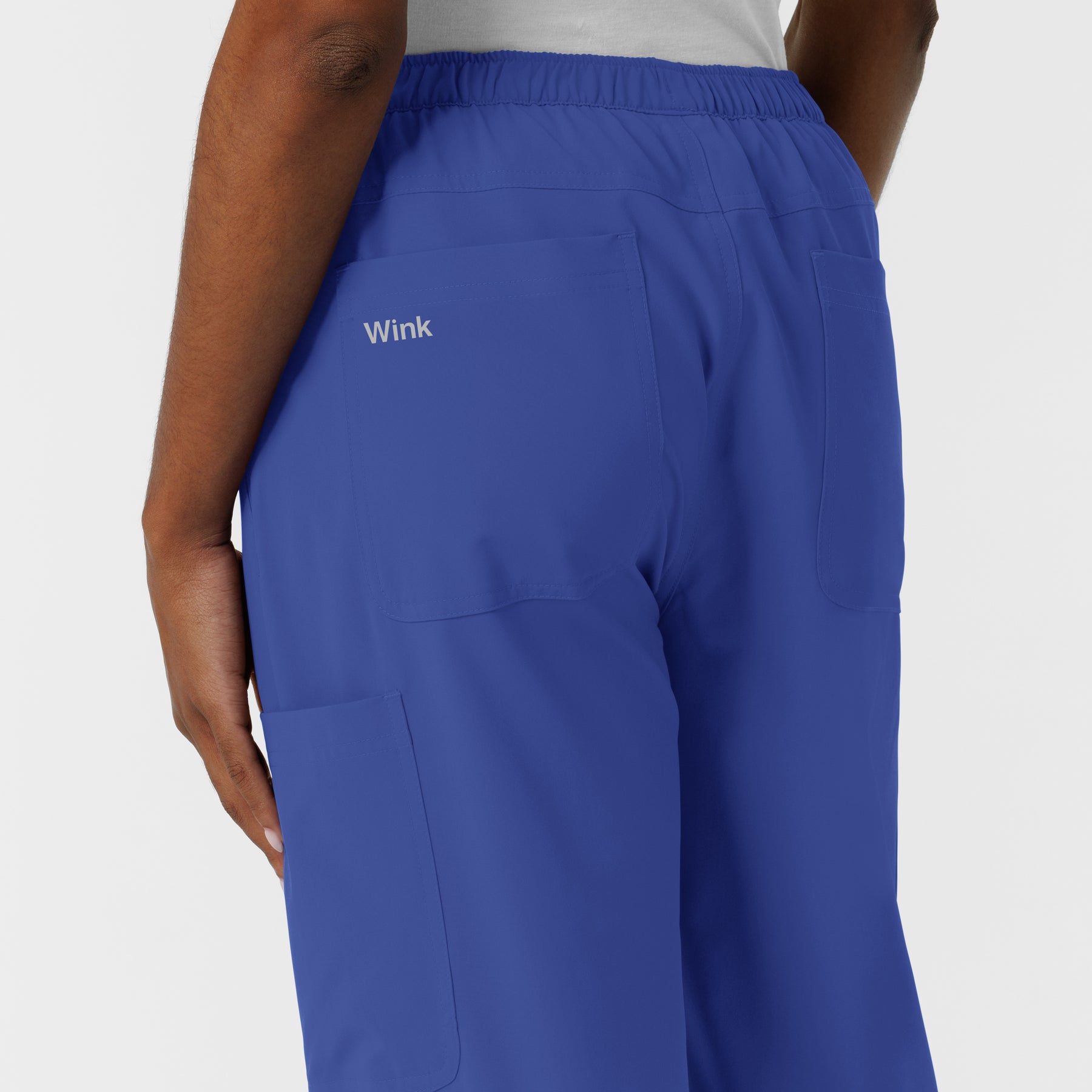 NURTUR Women's Straight Leg Cargo Scrub Pant - Galaxy Blue