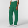 NURTUR Women's Straight Leg Cargo Scrub Pant Hunter side view