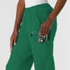 NURTUR Women's Straight Leg Cargo Scrub Pant Hunter back detail