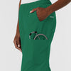 NURTUR Women's Straight Leg Cargo Scrub Pant - Hunter