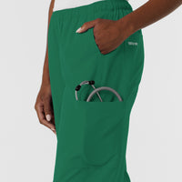 NURTUR Women's Straight Leg Cargo Scrub Pant - Hunter