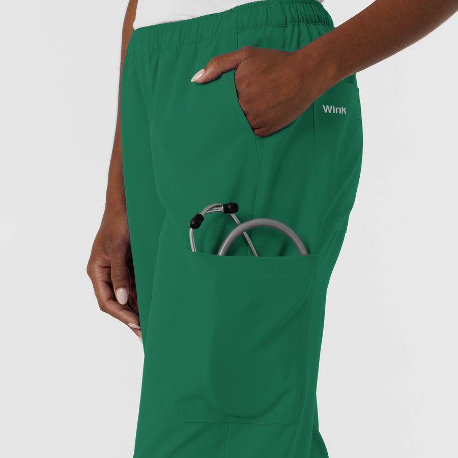 NURTUR Women's Straight Leg Cargo Scrub Pant - Hunter