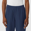 NURTUR Women's Straight Leg Cargo Scrub Pant Navy front detail