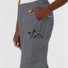 NURTUR Women's Straight Leg Cargo Scrub Pant - Pewter