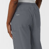 NURTUR Women's Straight Leg Cargo Scrub Pant - Pewter