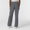 NURTUR Women's Straight Leg Cargo Scrub Pant Pewter back view