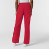 Nurtur Women's Straight Leg Cargo Scrub Pant - Red