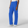 NURTUR Women's Straight Leg Cargo Scrub Pant Royal side view