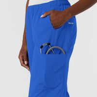 NURTUR Women's Straight Leg Cargo Scrub Pant - Royal