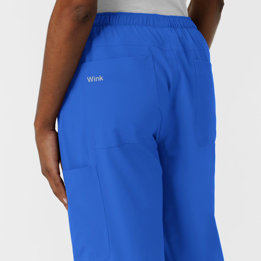 NURTUR Women's Straight Leg Cargo Scrub Pant - Royal