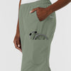 NURTUR Women's Straight Leg Cargo Scrub Pant - Sage