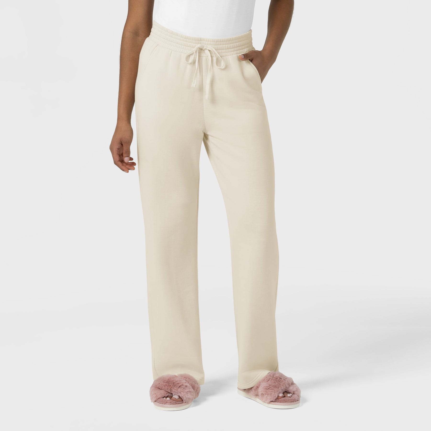 Unwind & Lounge Womens Fleece Wide Leg Pant – Wink Scrubs