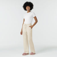 Unwind & Lounge Women's Wide Leg Pant Birch lounge set