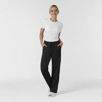 Unwind & Lounge Women's Wide Leg Pant Black lounge set