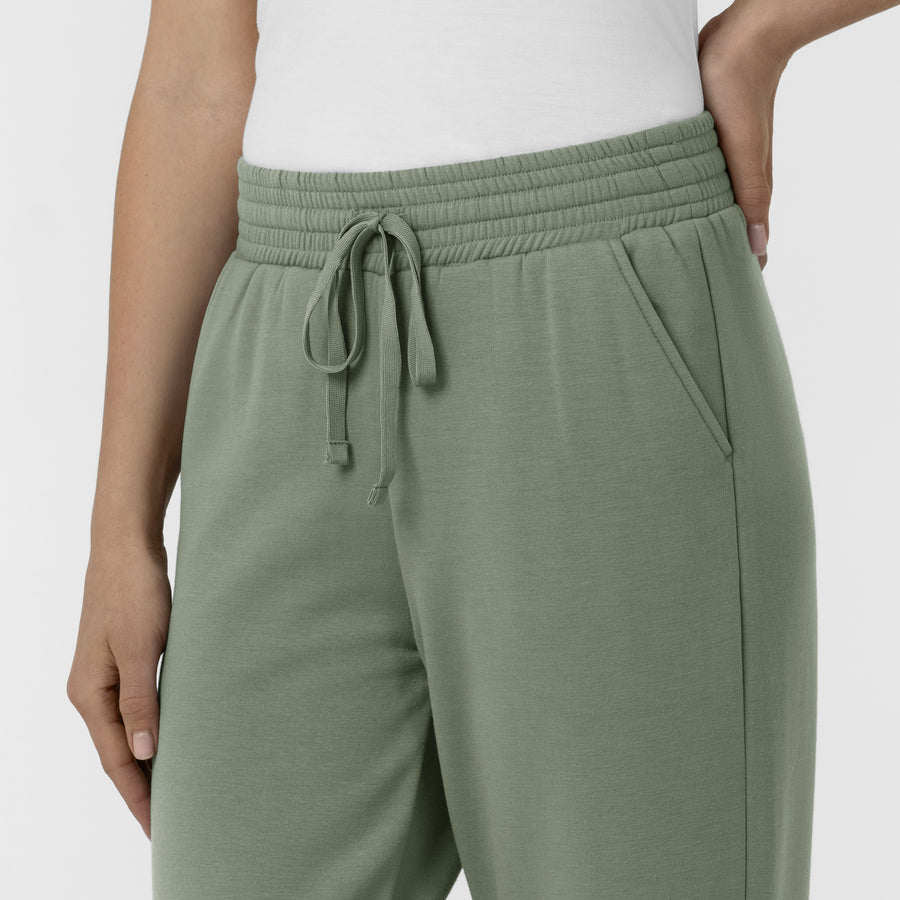Unwind & Lounge Women's Wide Leg Pant Sage side view