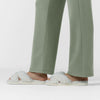Unwind & Lounge Women's Wide Leg Pant Sage side detail 1