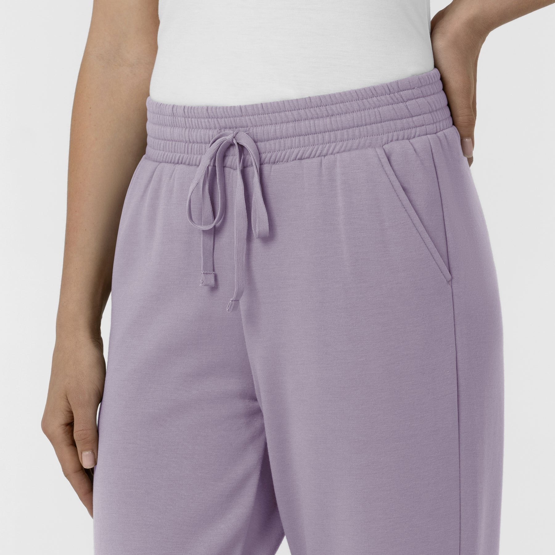 Unwind & Lounge Women's Wide Leg Pant Wisteria side view