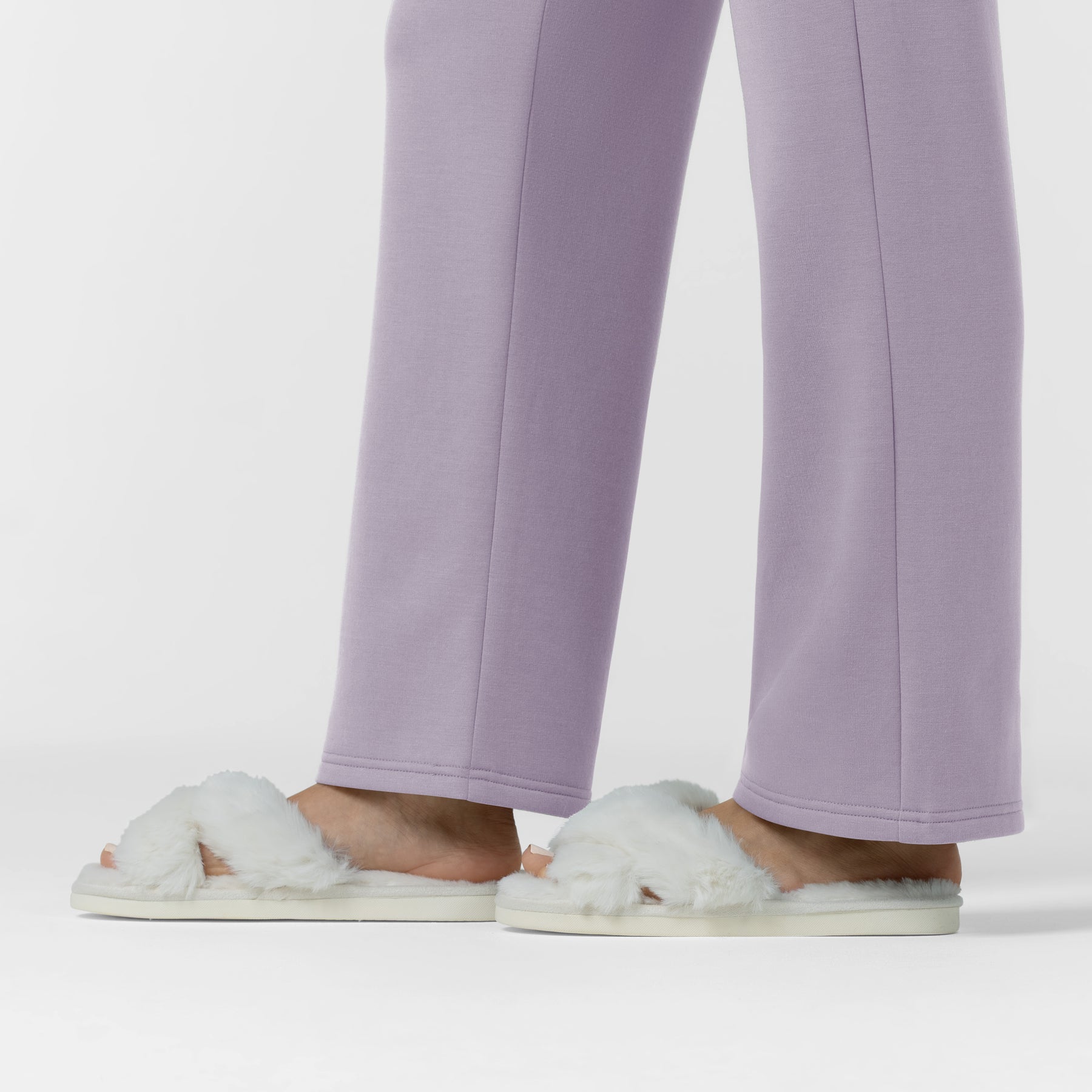 Unwind & Lounge Women's Wide Leg Pant Wisteria side detail 1