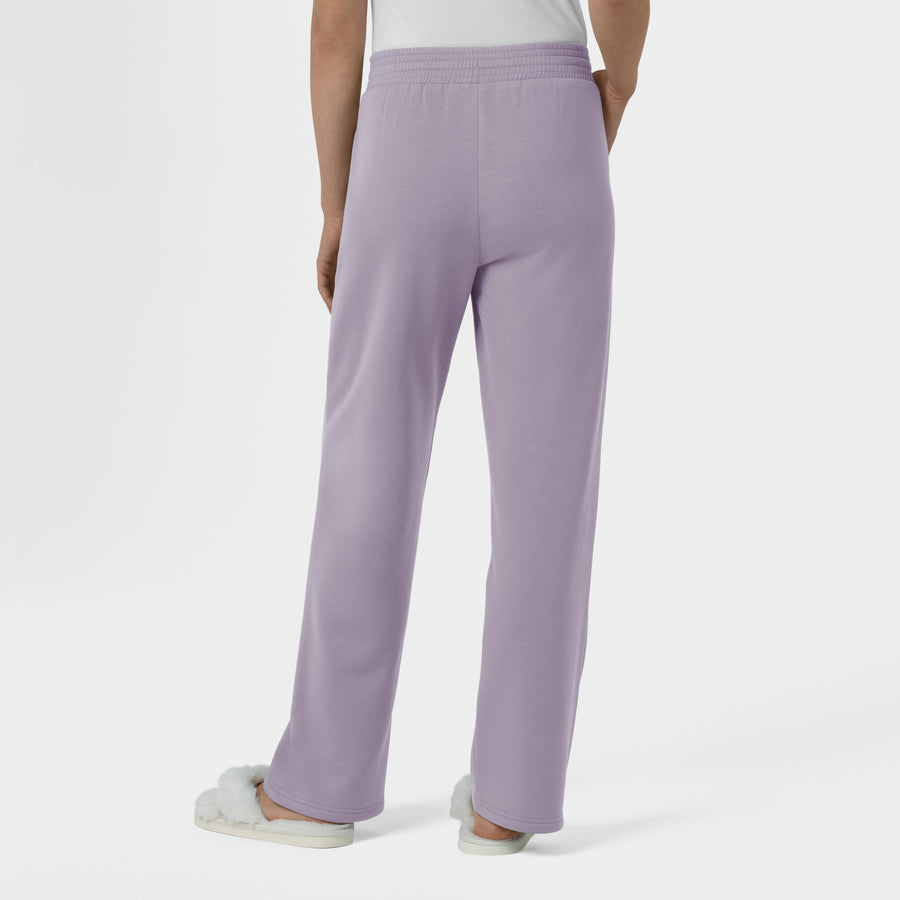 Unwind & Lounge Women's Wide Leg Pant Wisteria back view