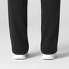 Nova Women's Stovepipe High-Low Hem Scrub Pant - Black