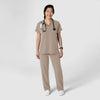 Nova Women's Stovepipe High-Low Hem Scrub Pant Haze full scrub set