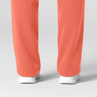 Nova Women's Stovepipe High-Low Hem Scrub Pant - Sugar Coral
