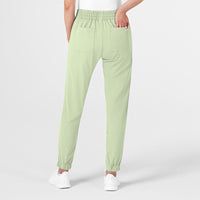 RENEW Women's Jogger Scrub Pant Fresh Mint back view