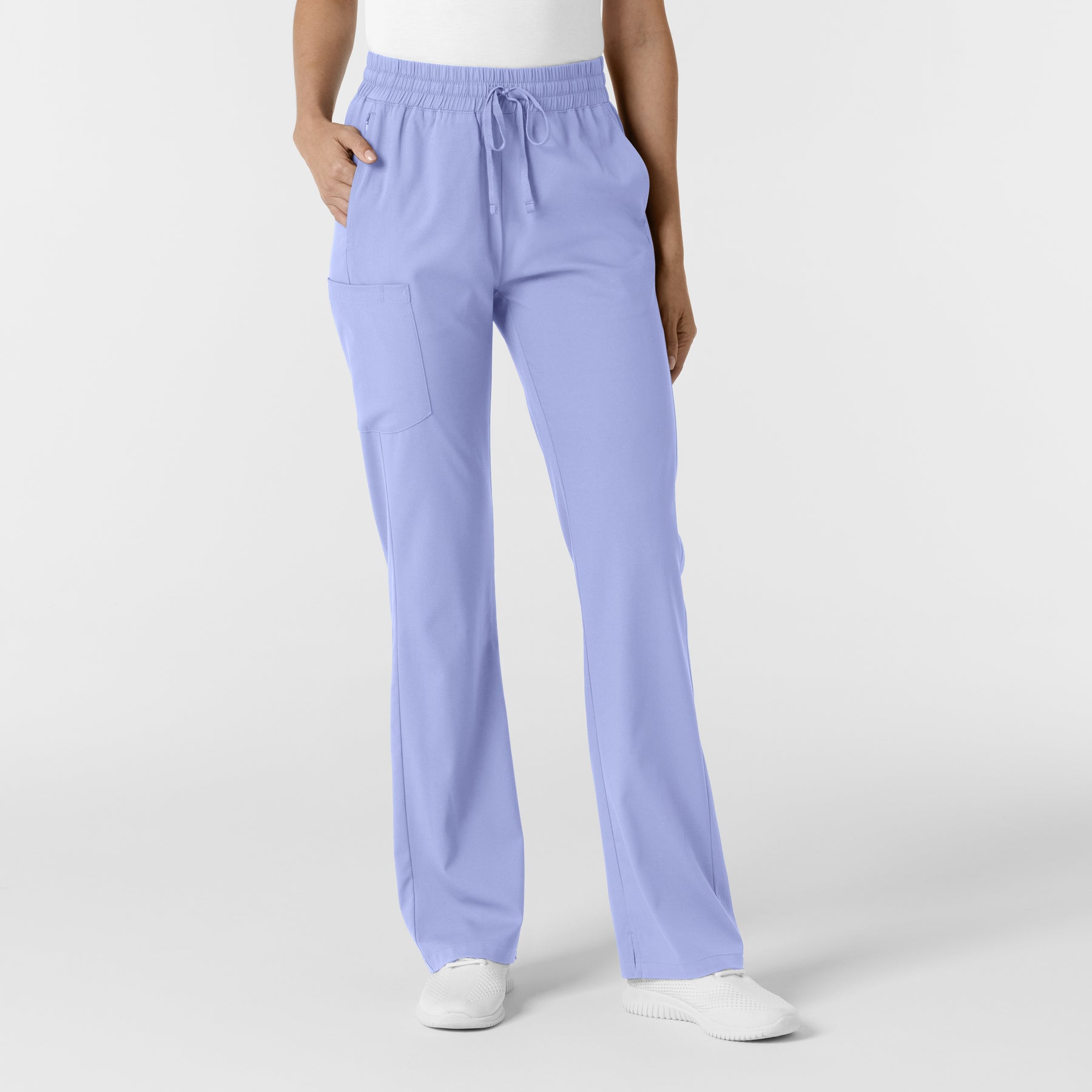 Boundless Women's Bootcut Scrub Pant Ceil Blue