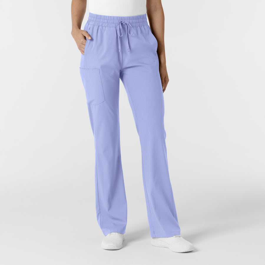 Boundless Women's Bootcut Scrub Pant Ceil Blue