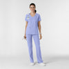 Boundless Women's Bootcut Scrub Pant Ceil Blue full scrub set