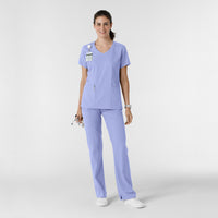 Boundless Women's Bootcut Scrub Pant Ceil Blue full scrub set