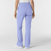 Boundless Women's Bootcut Scrub Pant Ceil Blue back view