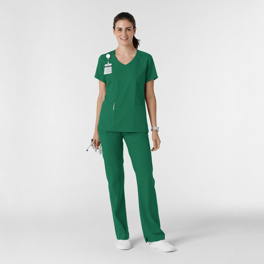 Boundless Women's Bootcut Scrub Pant Hunter full scrub set