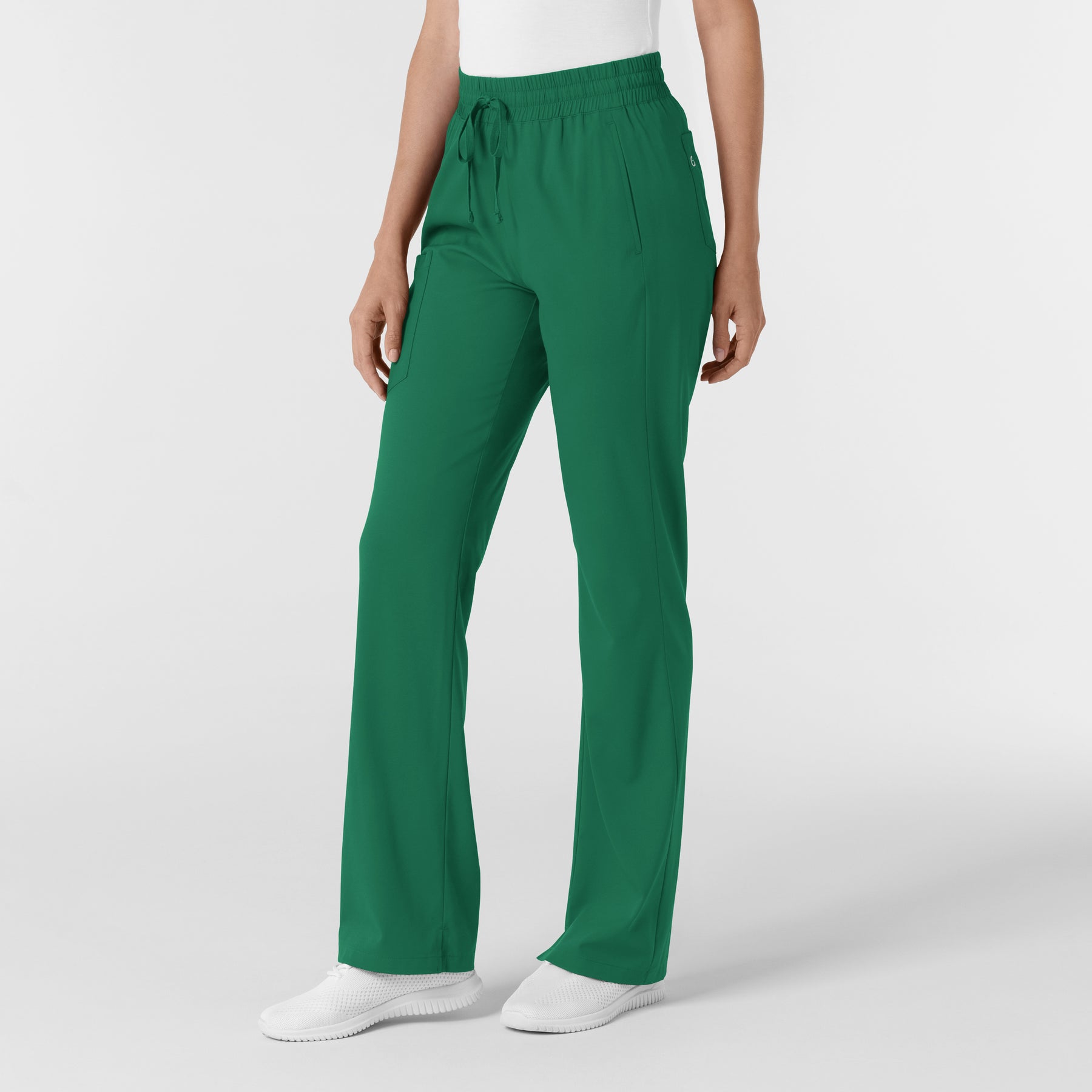 Boundless Women's Bootcut Scrub Pant Hunter side view